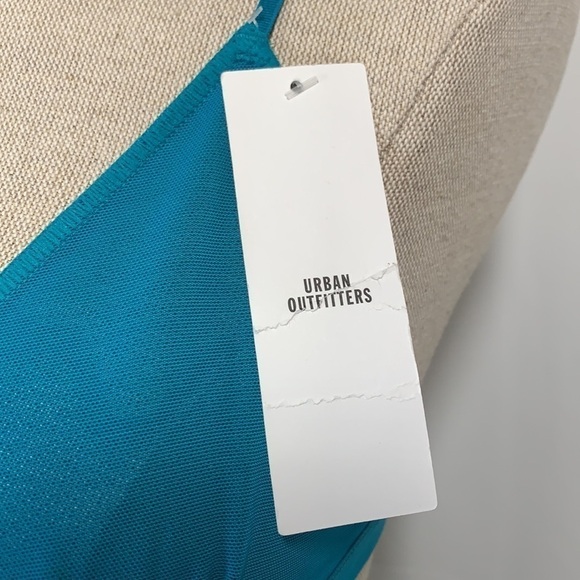 Urban Outfitters Out From Under Semi Sheer Bralette - Sapphire Blue, Size L - Picture 2 of 12